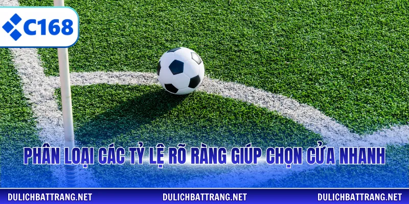 Phân loại các tỷ lệ rõ ràng giúp chọn cửa nhanh